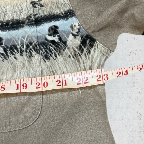 VTG Cabela’s Men’s Chamois Flannel Hunting Dog Graphic Size L Long Sleeve - Picture 9 of 10